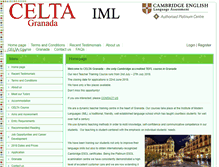 Tablet Screenshot of celtagranada.com